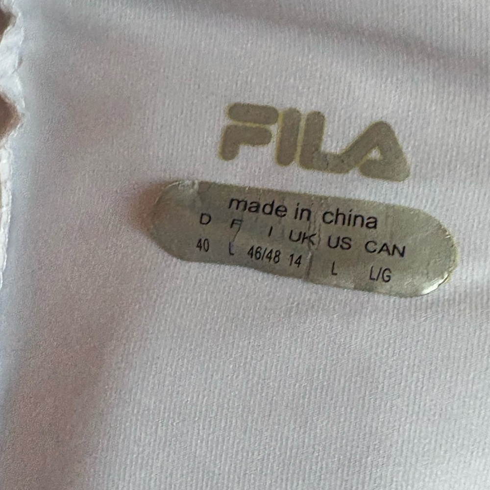 Fila Vibrant Pink and white Activewear set Shirt M Skirt L - Picture 4 of 4